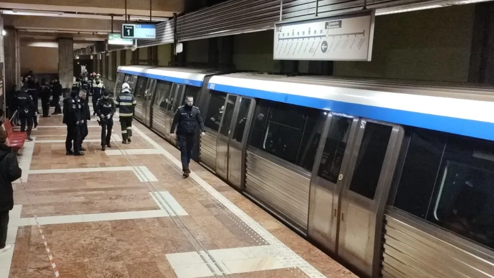 Incendiu de vegetație lângă stația de metrou Titan: acces închis spre Parcul IOR