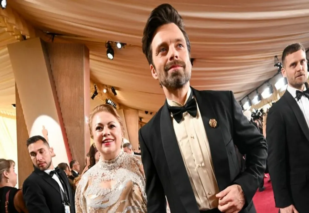 Premiile Oscar 2025. Sebastian Stan a defilat cu mama sa pe covorul roșu