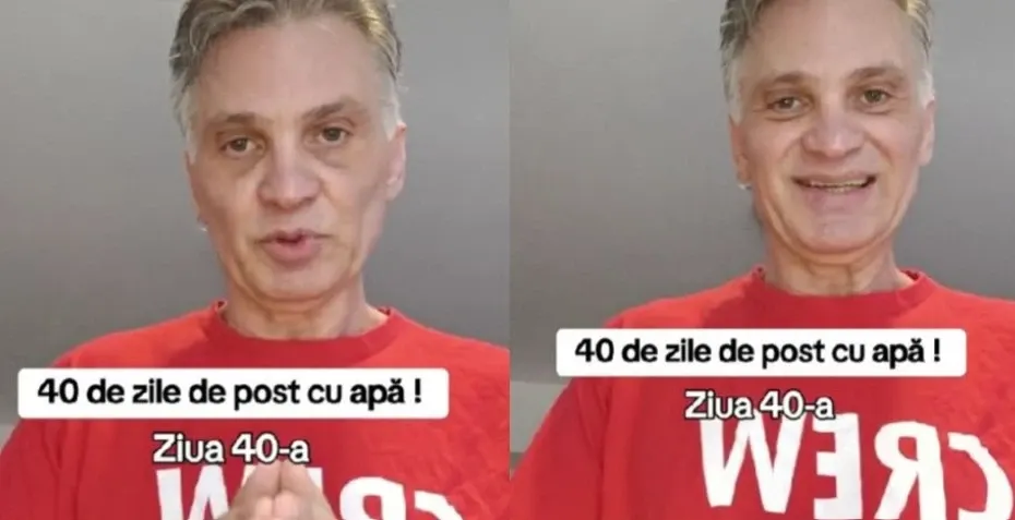 Artistul care a ținut post cu apă 40 de zile, operat de urgență
