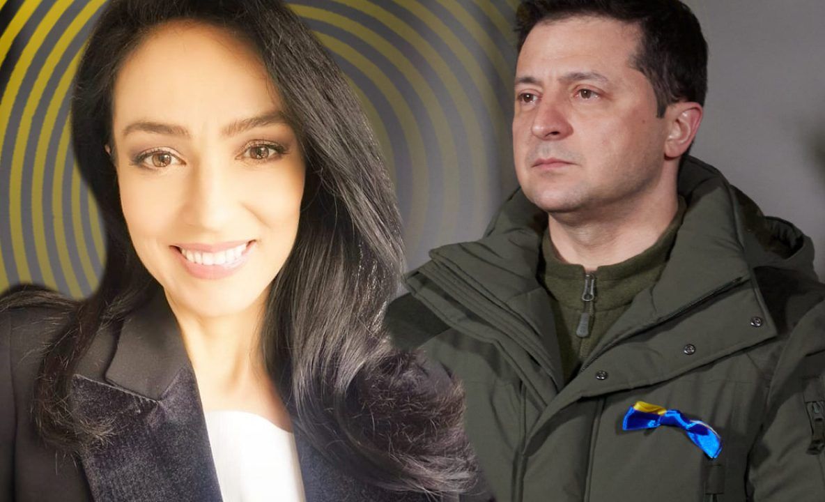 Cum îl ironizează Olivia Steer pe preşedintele ucrainean Volodimir Zelenski