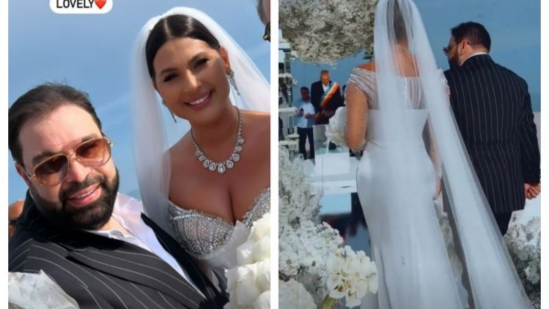 Fabulos! Cât a mers darul pe masă la nunta lui Florin Salam cu Roxana Dobre