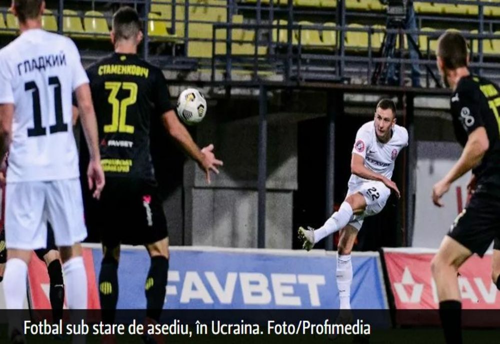 Război Ucraina. Din cauza alarmelor aeriene, un meci de fotbal a durat aproape 4 ore și jumătate