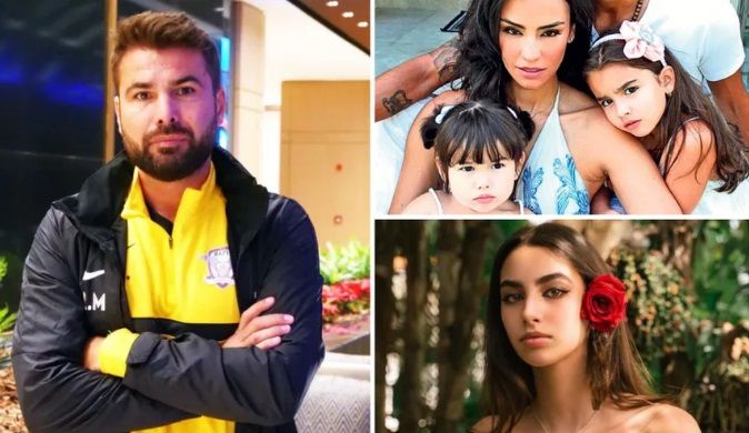 Ce relație are Adrian Mutu cu fetele sale, Adriana și Maya