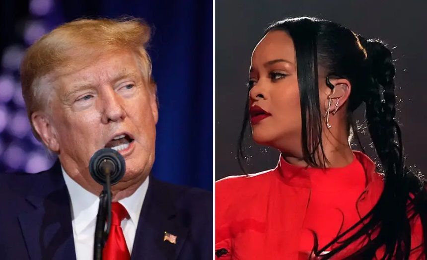 Donald Trump a făcut-o „praf” pe Rihanna, după ce i-a văzut spectacolul de la Super Bowl