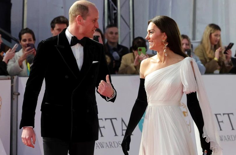 Gestul intim făcut de Kate Middleton la Premiile BAFTA: ce i-a făcut lui William pe covorul roșu