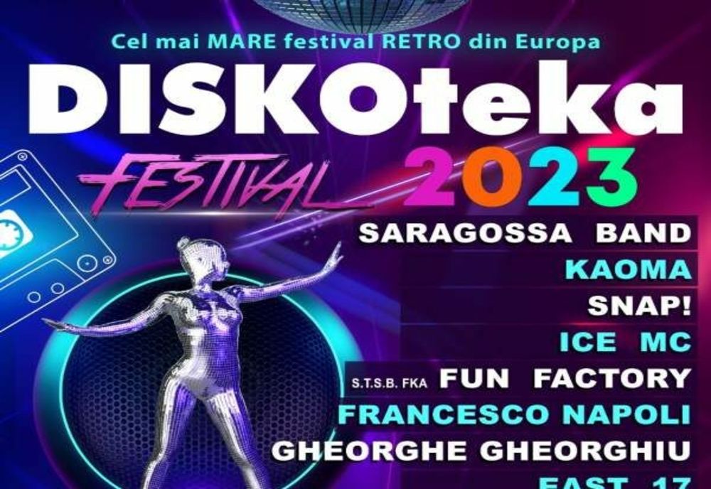 DISKOteka Festival 2023 anunță programul complet și prezentatorii