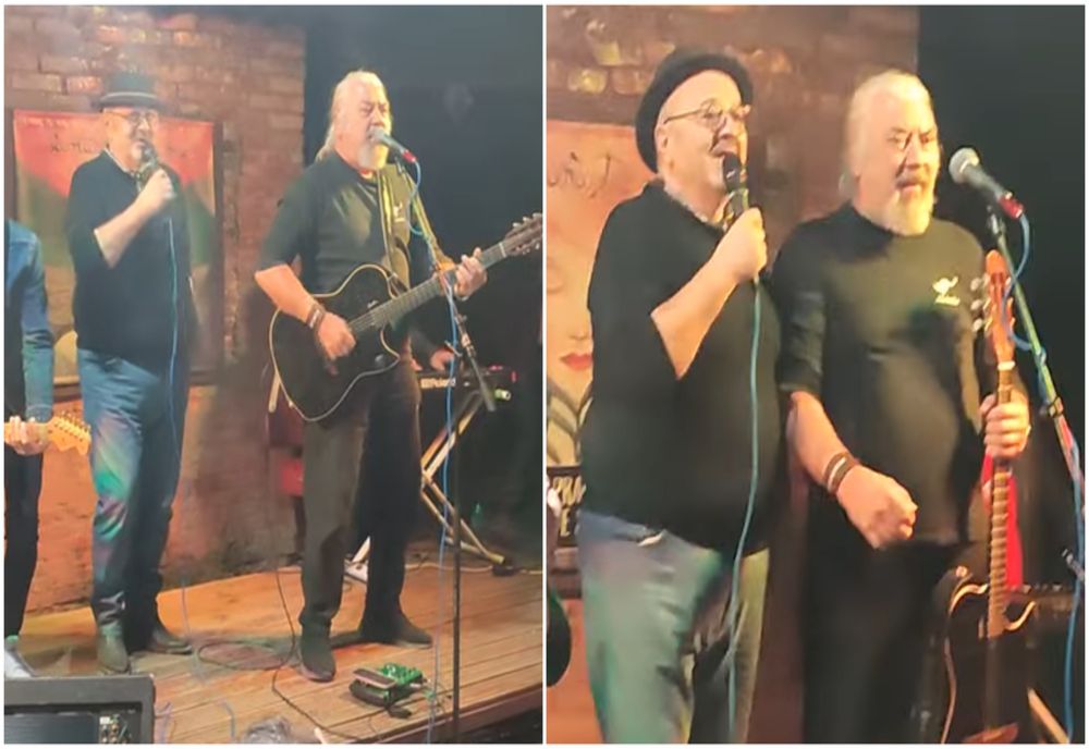 Mircea Baniciu și Nicu Covaci au cântat, din nou, pe aceeași scenă VIDEO