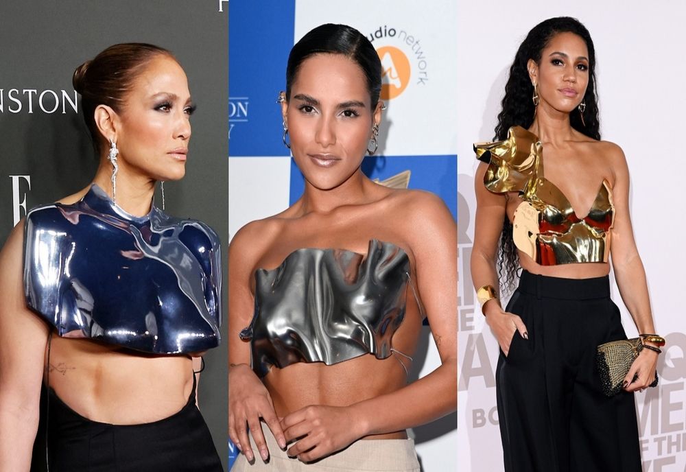 Topurile metalice, noua tendință pe covorul roșu