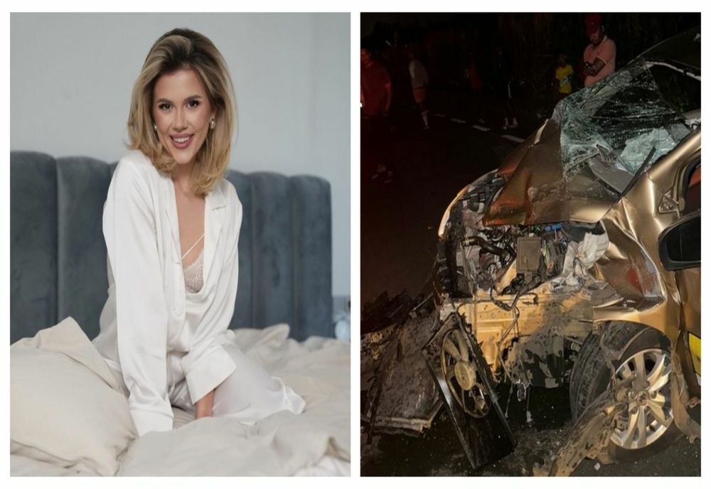 Emily Burghelea s-a izbit frontal de un TIR. Totul a fost filmat, cum se simte vedeta