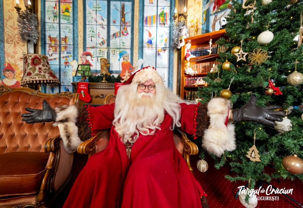 Moș Crăciun sosește la Târgul de Crăciun din București în weekend