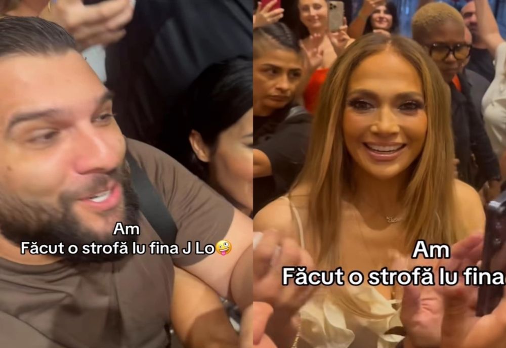 CUM A REACȚIONAT JENNIFER LOPEZ ATUNCI CÂND TZANCĂ URAGANU I-A CÂNTAT CÂTEVA VERSURI