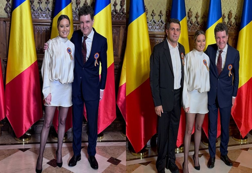 Cât costă rochia de „discotecă” purtată de Laura Cosoi la recepția de la Cotroceni de 1 Decembrie