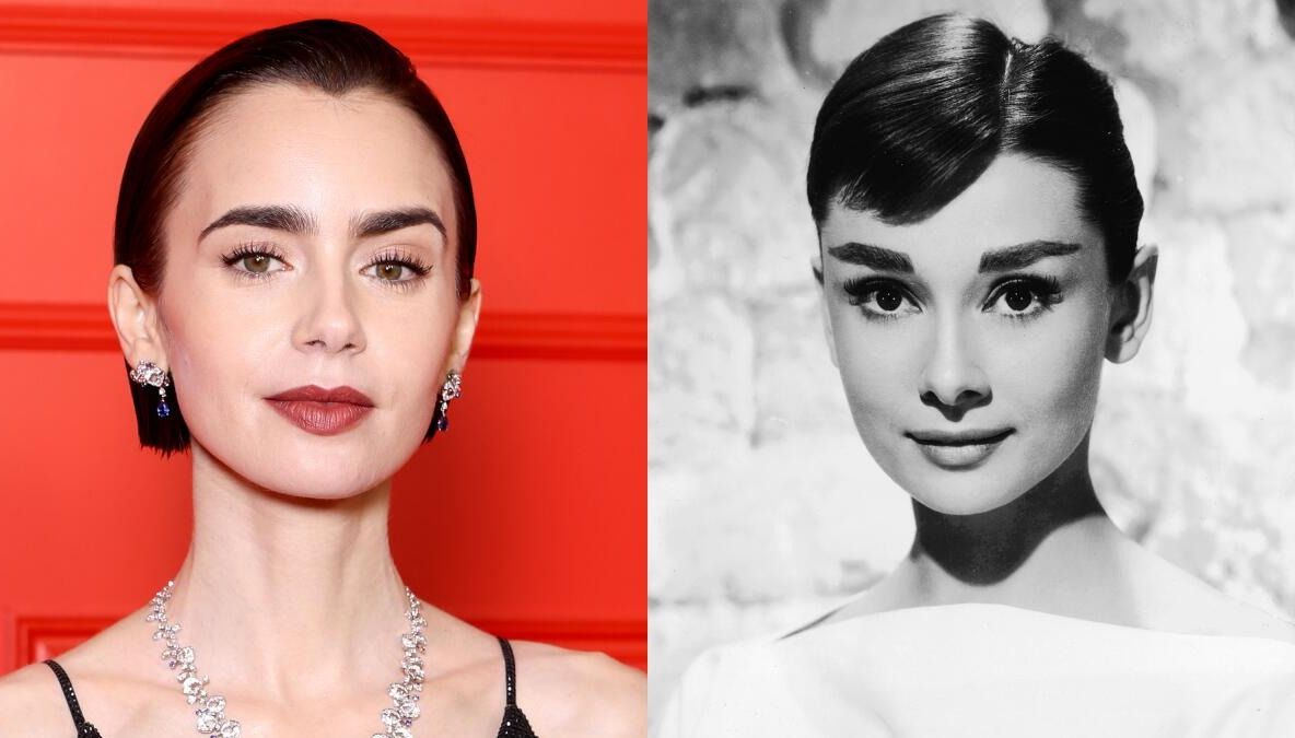 Lily Collins o va interpreta pe Audrey Hepburn în noul film despre realizarea peliculei „Mic dejun la Tiffany”