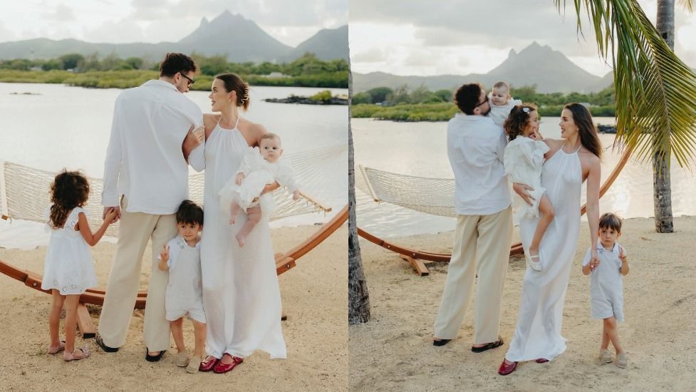 Emily Burghelea și familia ei, blocați în Mauritius din cauza războiului din Orientul Mijlociu