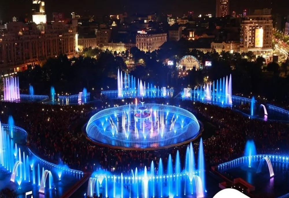 Simfonia Apei - programul spectacolului din Piața Unirii pentru luna septembrie 2024