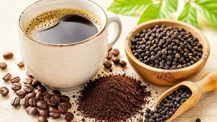 cafea cu piper negru