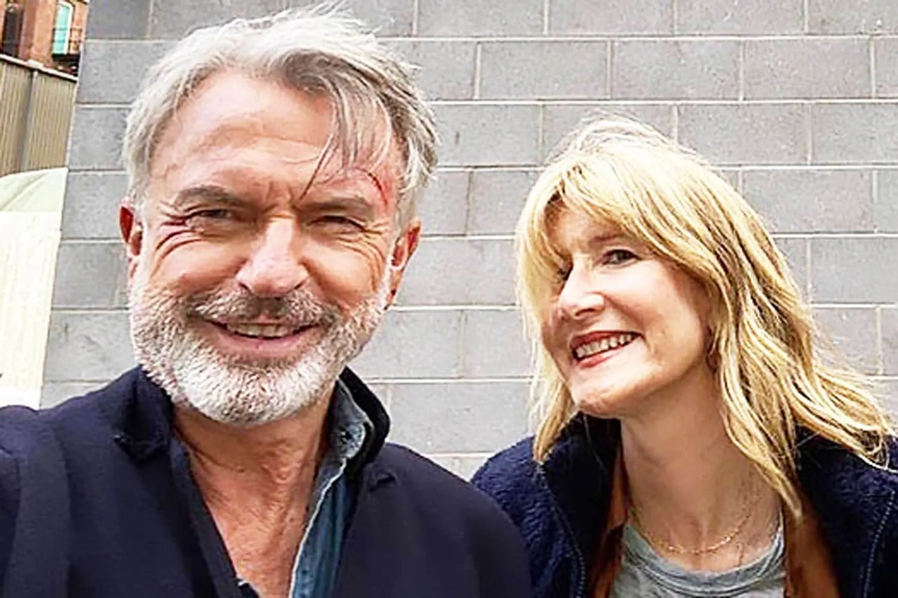 Sam Neill alături de Laura Dern/ Profimedia 
