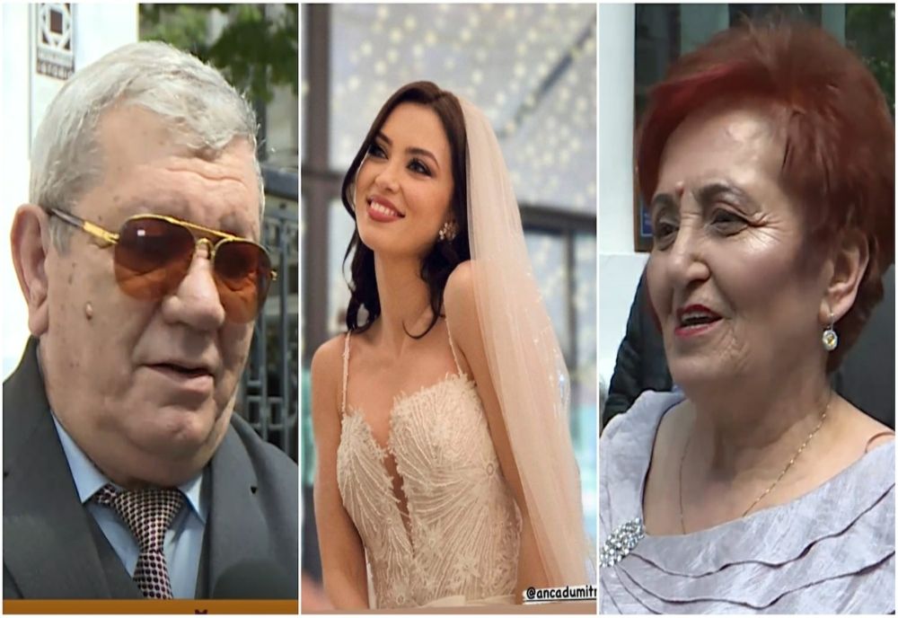 Părinții Ancăi Dumitra, primele declarații după nuntă. Ce au spus cei doi la scurt timp după ce au ieșit din biserică