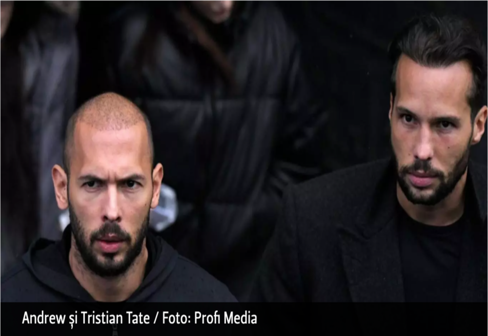 Frații Tate, arestați în România, la cererea autorităților din Marea Britanie