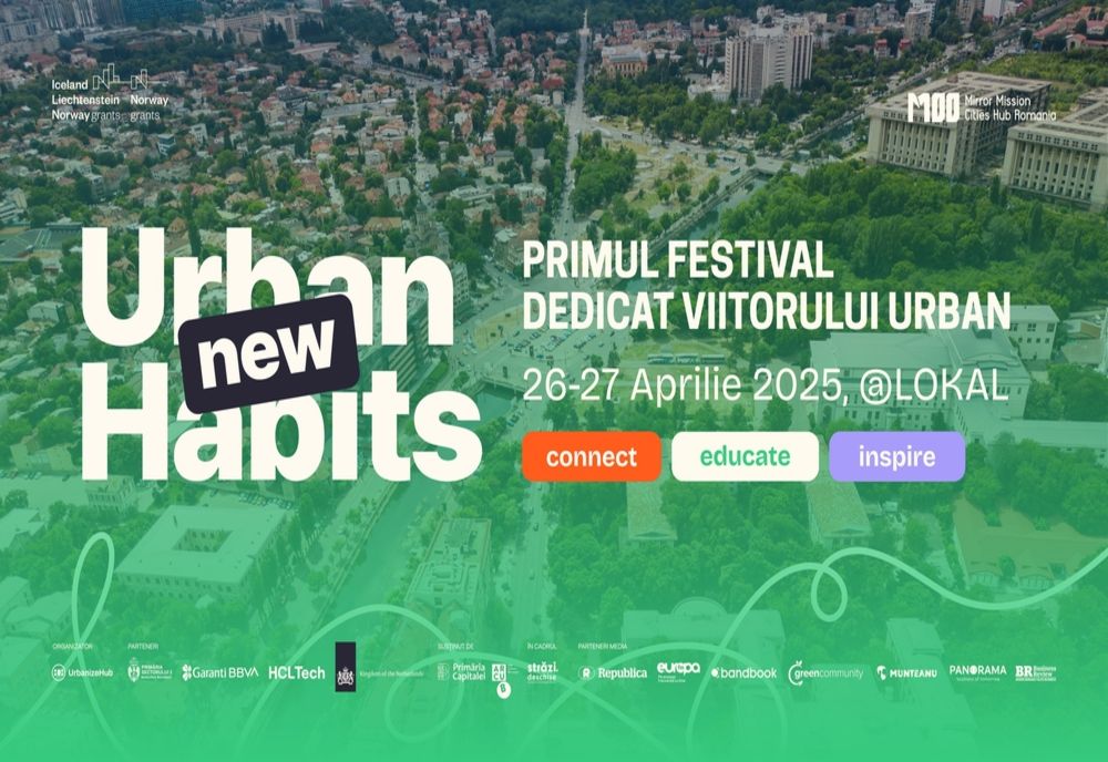 Bucureștenii sunt invitați la prima ediție a festivalului New Urban Habits