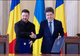 Volodimir Zelenski și Nicușor Dan au semnat acordurile și parteneriatele stategice comune, la Palatul Cotroceni